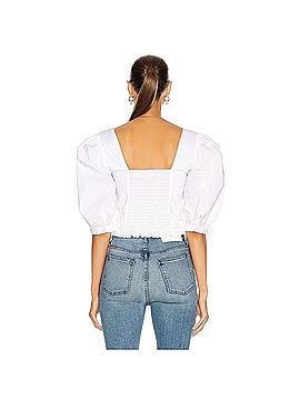 Jonathan Simkhai Thea Oxford Short Sleeve T-Shirt (view 2)