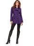 Ralph Lauren 100% Polyester 100% Acetate Purple Trenchcoat Size S - photo 1