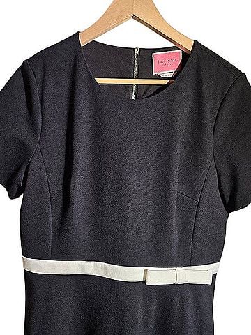 Kate Spade New York Bow Waist Ponte Cocktail Dress (view 2)