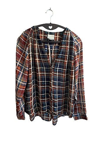Maeve Long Sleeve Button-Down Shirt (view 1)
