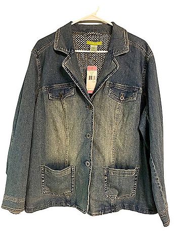 Sigrid Olsen Chic Chateau Denim Jacket (view 1)