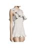 AMUR 100% Cotton Stripes White Romper Size 2 - photo 5