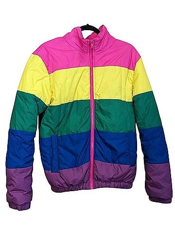 Buddy Love Buddy Love Rainbow Puffer Jacket Jacket (view 1)