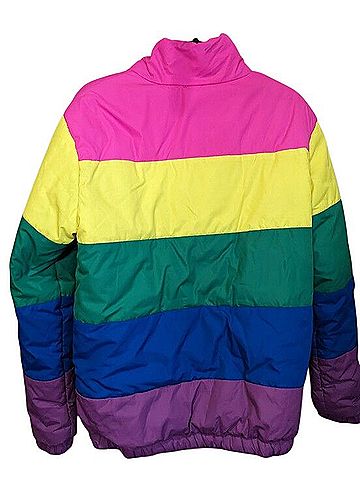 Buddy Love Buddy Love Rainbow Puffer Jacket Jacket (view 2)