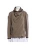 Isabel Marant Wool Boucle Lamb Leather Wrap Knit Moto Jacket Jacket - photo 9