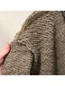Isabel Marant Wool Boucle Lamb Leather Wrap Knit Moto Jacket Jacket - photo 4