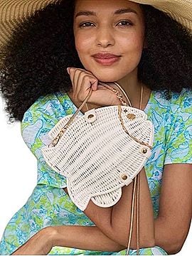 Lilly Pulitzer Wicker Fish Crossbody Bag Crossbody Bag (view 2)