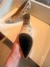 Donald J Pliner Leopard Print Black White Heels Size 8 1/2 - photo 3