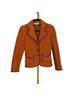 Petite Sophisticate Orange Brown Blazer Size 4 - photo 1