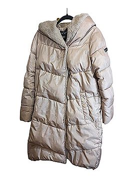 BCBGMAXAZRIA Pillow Puffer Almond Cocoon Coat Coat (view 1)