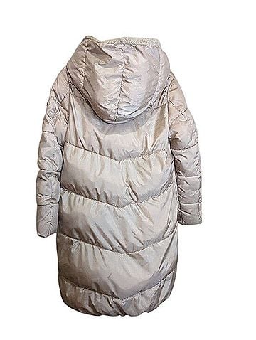 BCBGMAXAZRIA Pillow Puffer Almond Cocoon Coat Coat (view 2)
