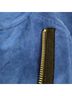 Mcginn 100% Suede Blue Jacket Size 4 - photo 6