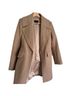 Club Monaco Camel Wool Button Detail Pea Coat Coat - photo 2