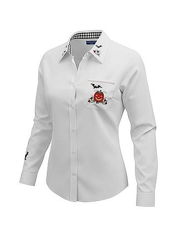 Karen Scott Sport Long Sleeve Polo (view 1)