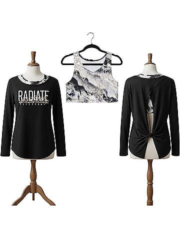 Justice Long Sleeve Blouse (view 1)