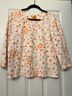 Ruby Rd. Floral Multi Color Long Sleeve Top Size L - photo 3
