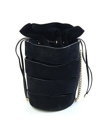 Salvatore Ferragamo Salvatore Ferragamo Ferragamo Gancini Shoulder Bag 21F468 Black Suede Chain Crossbody Women's Salvatore (view 2)