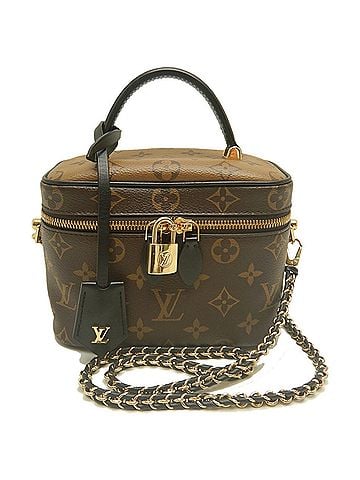 Louis Vuitton LOUIS VUITTON Louis Vuitton Monogram Reverse Vanity NV PM M45165 Handbag Brown Women's 254368 (view 2)
