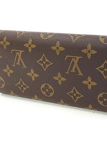 Louis Vuitton Louis Vuitton Tri-fold Long Wallet Monogram Portefeuille Tresor International M61215 Men's Women's LOUIS VUITTON | LV Flap Button (view 2)