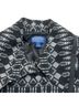Pendleton 100% Wool Aztec Or Tribal Print Houndstooth Black Gray Jacket Size S - photo 2