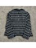 Pendleton 100% Wool Aztec Or Tribal Print Houndstooth Black Gray Jacket Size S - photo 8