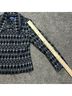 Pendleton 100% Wool Aztec Or Tribal Print Houndstooth Black Gray Jacket Size S - photo 9