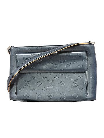 Louis Vuitton Louis Vuitton Monogram Mat Alston Shoulder Bag M55125 Blue Women's (view 1)