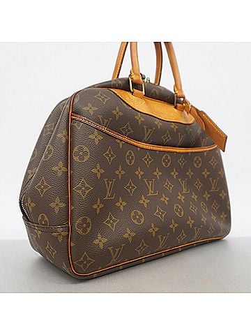 Louis Vuitton Louis Vuitton Monogram Deauville Handbag M47270 Brown Women's (view 2)