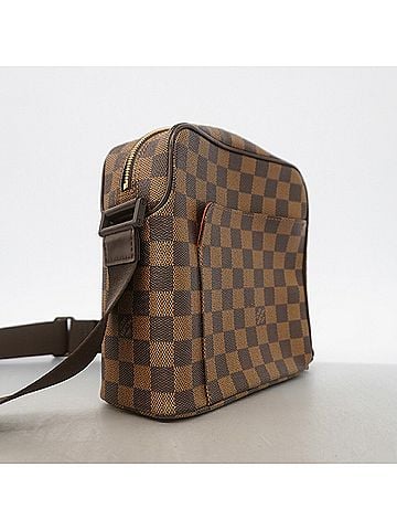 Louis Vuitton Louis Vuitton Damier Olaf PM Shoulder Bag N41442 Ebene Women's (view 2)