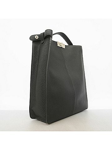Fendi Fendi Peekaboo I.U Leather Handbag, Black, 2-way Bag for Men (view 2)