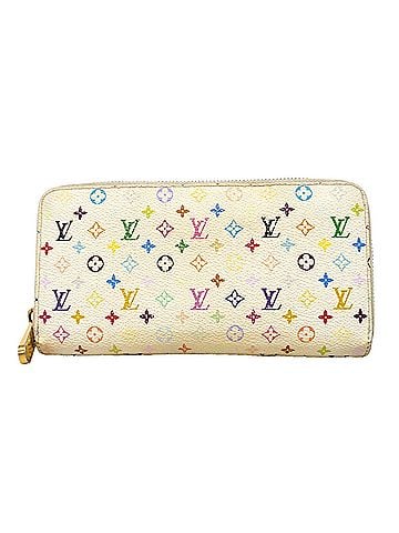 Louis Vuitton Louis Vuitton Monogram Multicolor Zippy Wallet M60241 Blanc Rich Women's Long (view 1)