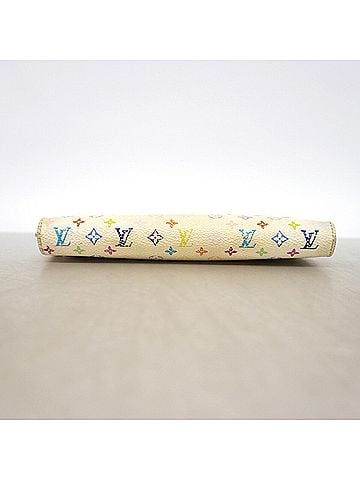 Louis Vuitton Louis Vuitton Monogram Multicolor Zippy Wallet M60241 Blanc Rich Women's Long (view 2)