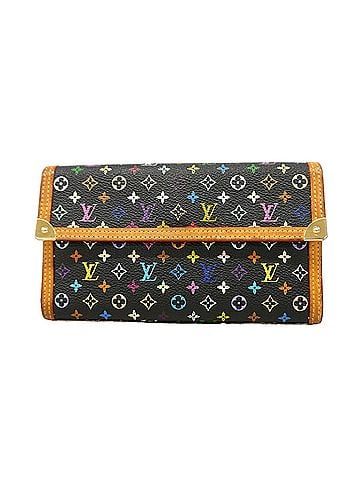Louis Vuitton Louis Vuitton Tri-fold Long Wallet Monogram Multicolor Portefeuille Tresor International M92658 Noir (Women's) (view 1)