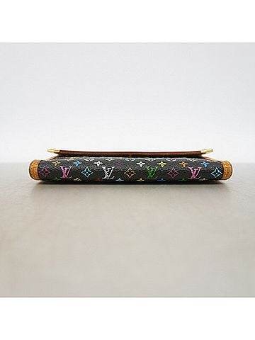 Louis Vuitton Louis Vuitton Tri-fold Long Wallet Monogram Multicolor Portefeuille Tresor International M92658 Noir (Women's) (view 2)