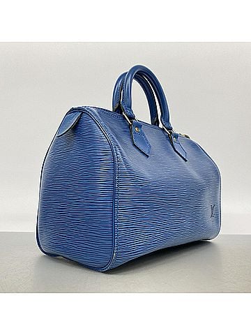 Louis Vuitton Louis Vuitton Epi Speedy 25 Handbag M43015 Toledo Blue Women's (view 2)