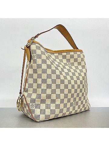 Louis Vuitton Louis Vuitton Damier Azur Delightful PM Shoulder Bag N41447 White Women's (view 2)