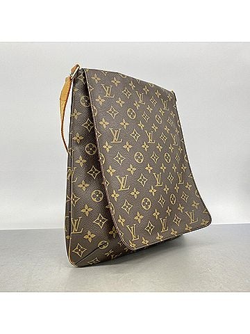 Louis Vuitton Louis Vuitton Monogram Musette Shoulder Bag M51256 Brown Women's (view 2)