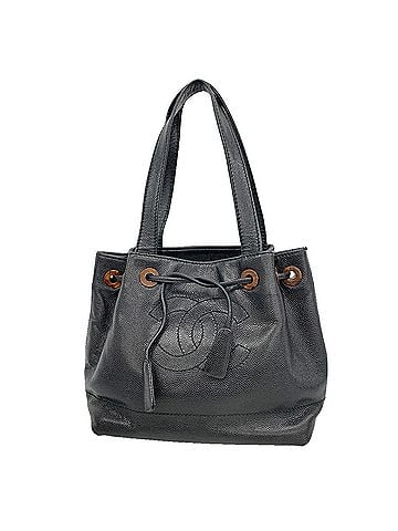 Chanel Chanel tote bag, caviar leather, black, women's. (view 1)