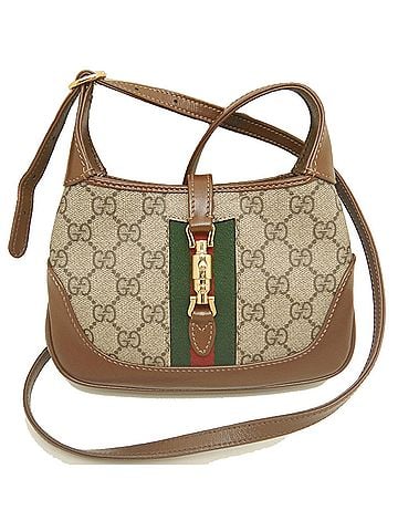 Gucci GUCCI Jackie 1961 Ophidia 637092 Shoulder Bag GG Supreme Canvas x Leather Beige Brown Women's 254338 (view 2)