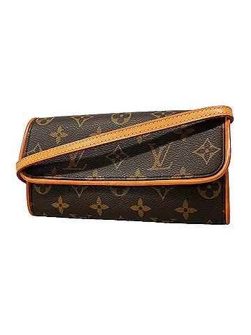 Louis Vuitton Louis Vuitton Monogram Pochette Twin PM Shoulder Bag M51854 Brown Women's (view 1)