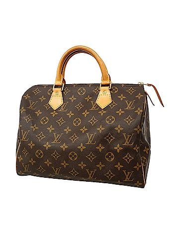 Louis Vuitton Louis Vuitton Monogram Speedy 30 Handbag M41108 Brown Women's (view 1)