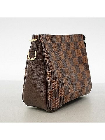Louis Vuitton Louis Vuitton Damier Trousse Makeup Bag/Pouch N51982 Ebene (Women's) (view 2)