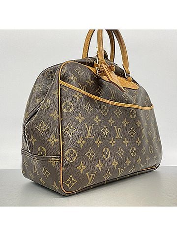 Louis Vuitton Louis Vuitton Monogram Deauville Handbag M47270 Brown Women's (view 2)