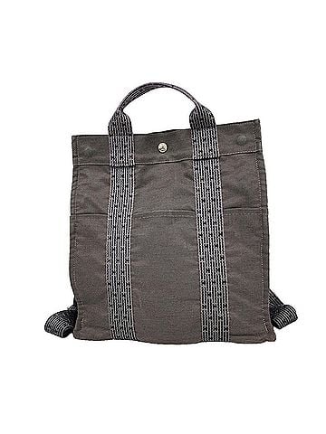 Hermès Hermes Backpack/Daypack, Herline Sac Ad PM, Nylon, Gray, Women's (view 1)