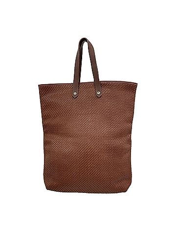 Hermès Hermes Amedabad Diago Tote Bag, Leather, Brown, Women's (view 1)