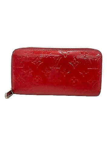Louis Vuitton Louis Vuitton Vernis Zippy Wallet M91981 Pomme d'Amour Women's Long (view 1)