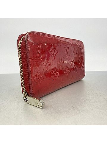 Louis Vuitton Louis Vuitton Vernis Zippy Wallet M91981 Pomme d'Amour Women's Long (view 2)