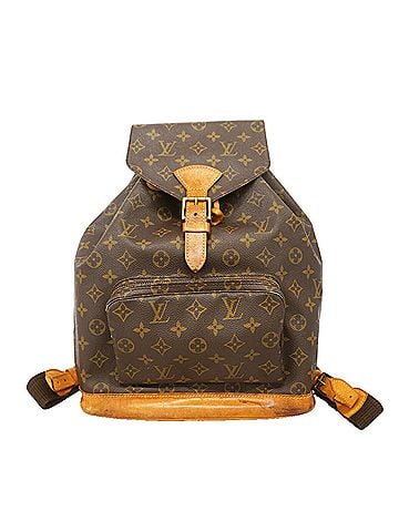 Louis Vuitton Louis Vuitton Monogram Montsouris GM Backpack/Daypack M51135 Brown (Women's) (view 1)
