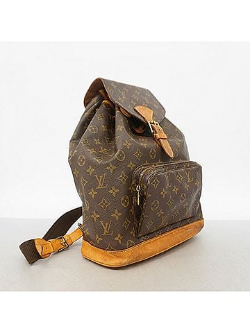 Louis Vuitton Louis Vuitton Monogram Montsouris GM Backpack/Daypack M51135 Brown (Women's) (view 2)