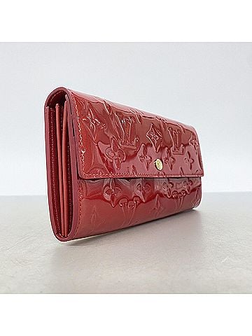 Louis Vuitton Louis Vuitton Vernis Portefeuille Sarah Long Wallet M93530 Pomme d'Amour (Women's) (view 2)